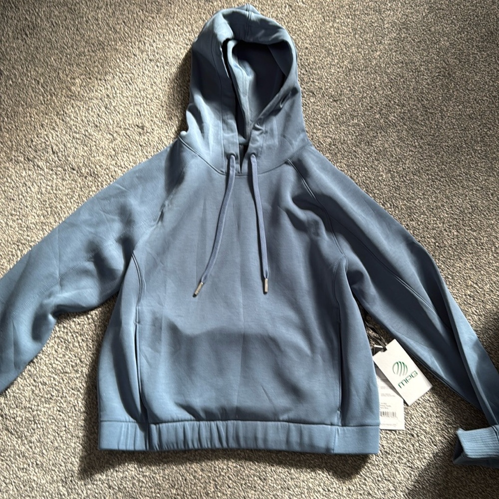 MPG blue hoodie